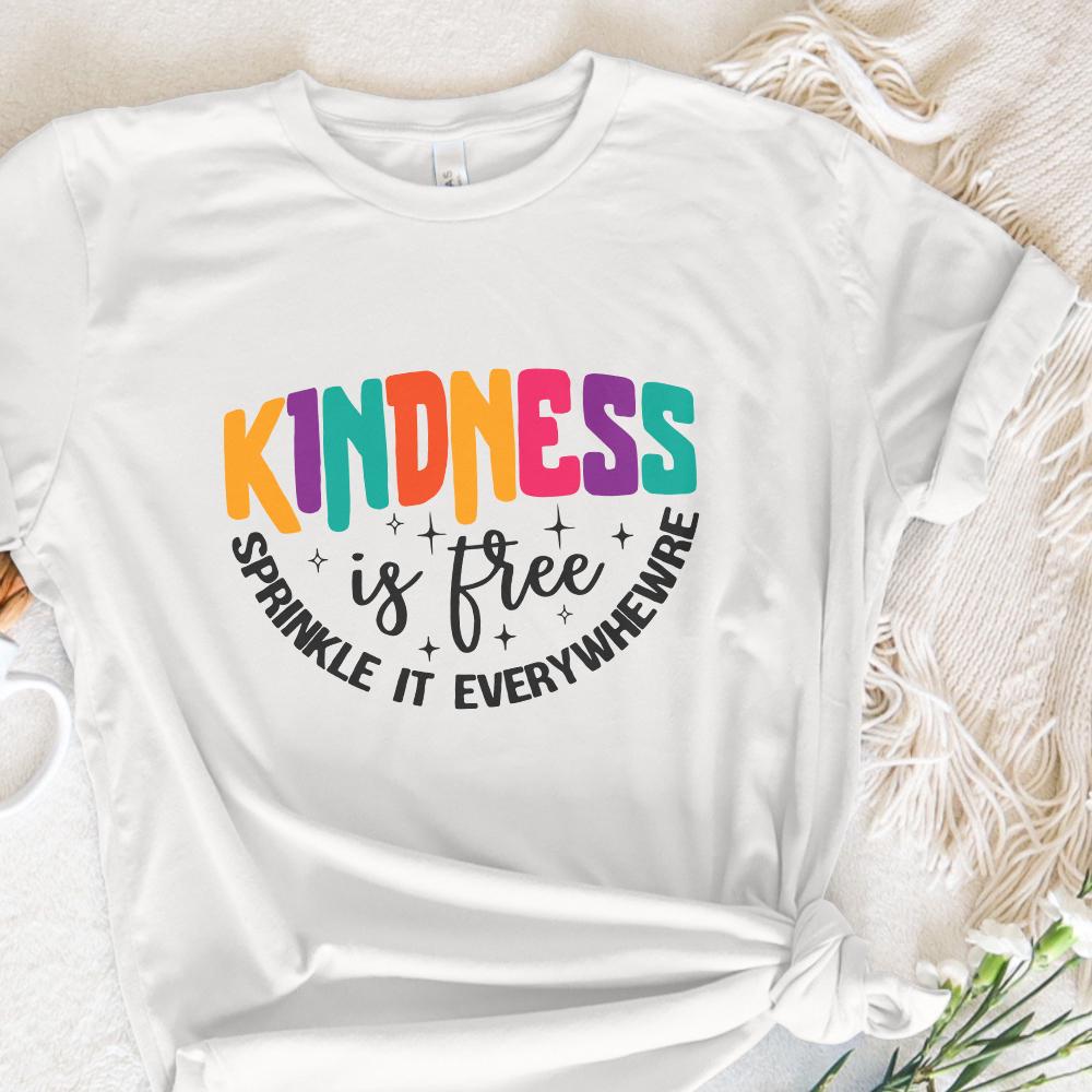 Kindness is Free Sprinkle it Everywhere PNG, Positive Quote Download -