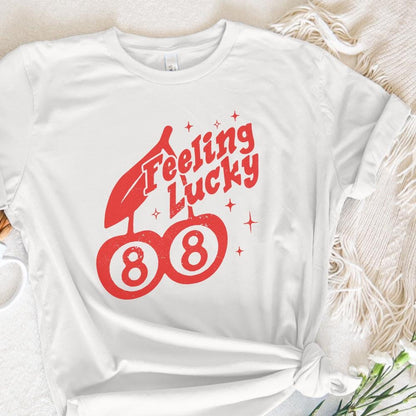 Feeling Lucky Cherries 8 PNG Clipart, Trendy Lucky 8 Ball - 300 DPI