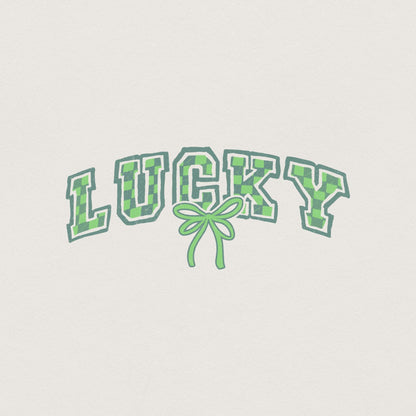 Lucky St Patricks Day PNG, Retro St Patrick Sublimation Design - 300 DPI