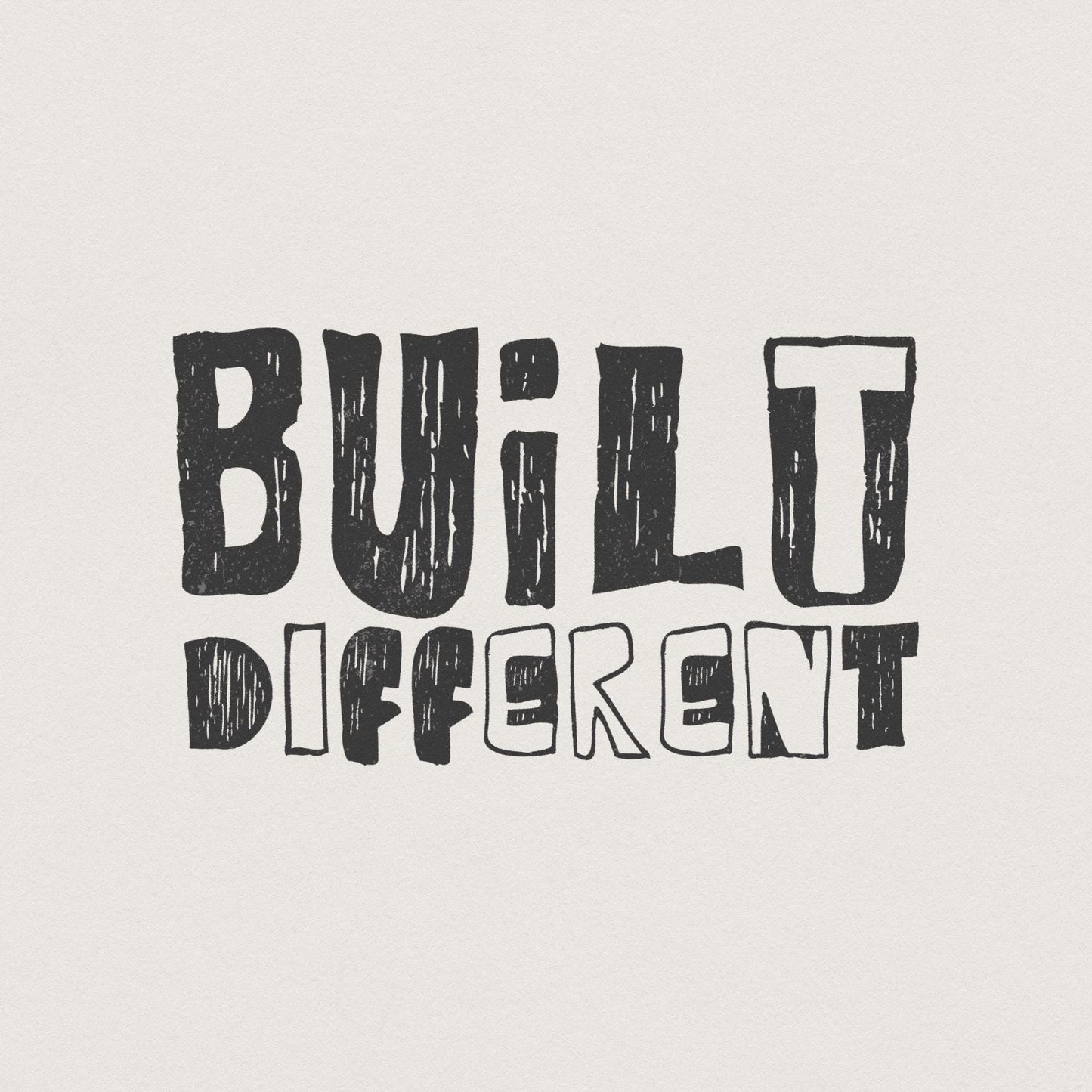 Built Different png, Your Only Limit png - 300 DPI Design for T-Shirt