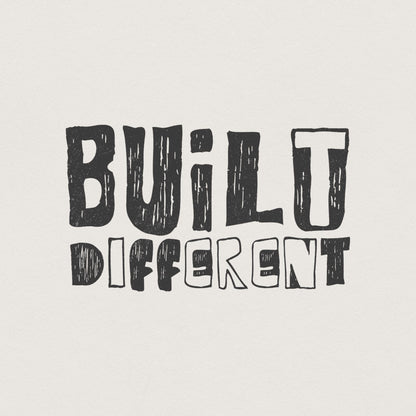 Built Different png, Your Only Limit png - 300 DPI Design for T-Shirt