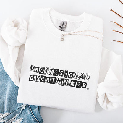 Professional Overthinker PNG, Sublimation DTF Design - 300 DPI Design for