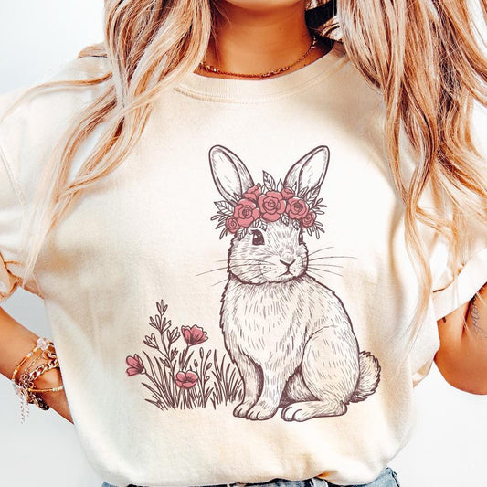 Western Bunny PNG, Easter Bunny PNG - 300 DPI Design for T-Shirt