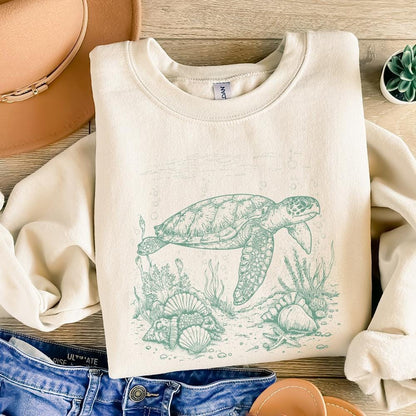 Sea Turtle PNG, Sublimation Download - 300 DPI Design for T-Shirt