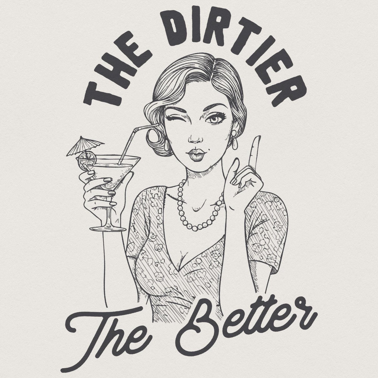 Vintage Housewife PNG, Retro Graphic Printable - 300 DPI Design for T-Shirt