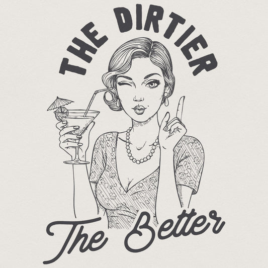 Vintage Housewife PNG, Retro Graphic Printable - 300 DPI Design for T-Shirt