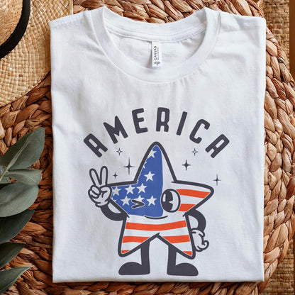 Retro America PNG, 4th of July PNG - 300 DPI Design for T-Shirt