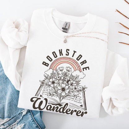 Bookstore Wanderer PNG, Cute Trendy Bookish Artsy Design - 300 DPI Design