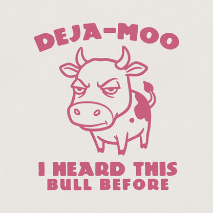 Deja Moo Funny Cow Design PNG, Western Shirt Png - 300 DPI Design for