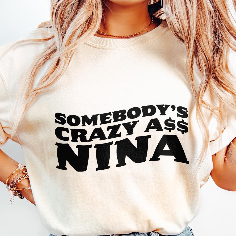 Somebody's Crazy Retro Groovy Quote, Digital Download PNG - 300 DPI