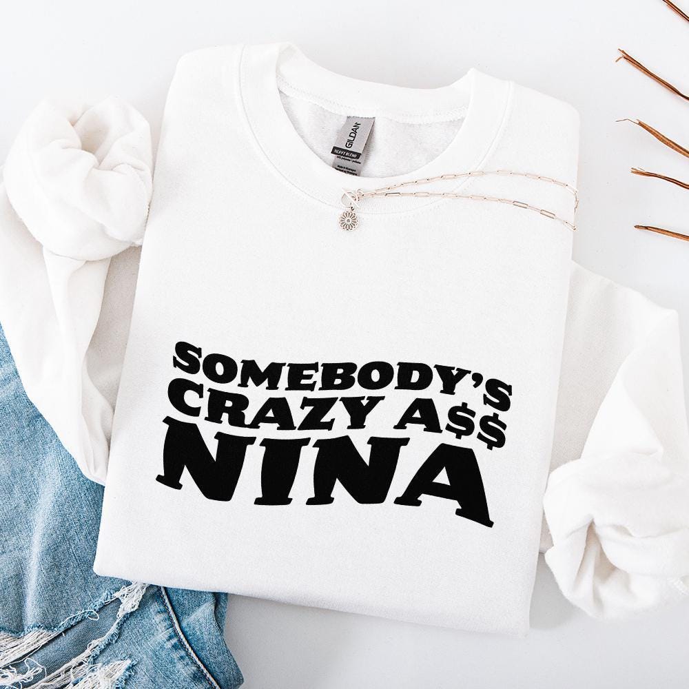 Somebody's Crazy Retro Groovy Quote, Digital Download PNG - 300 DPI