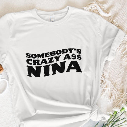 Somebody's Crazy Retro Groovy Quote, Digital Download PNG - 300 DPI