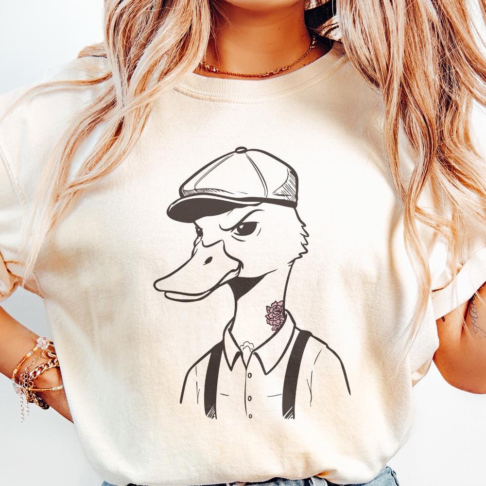 Funny Duck PNG, Adult Humor Sublimation Design - 300 DPI Design for T-Shirt