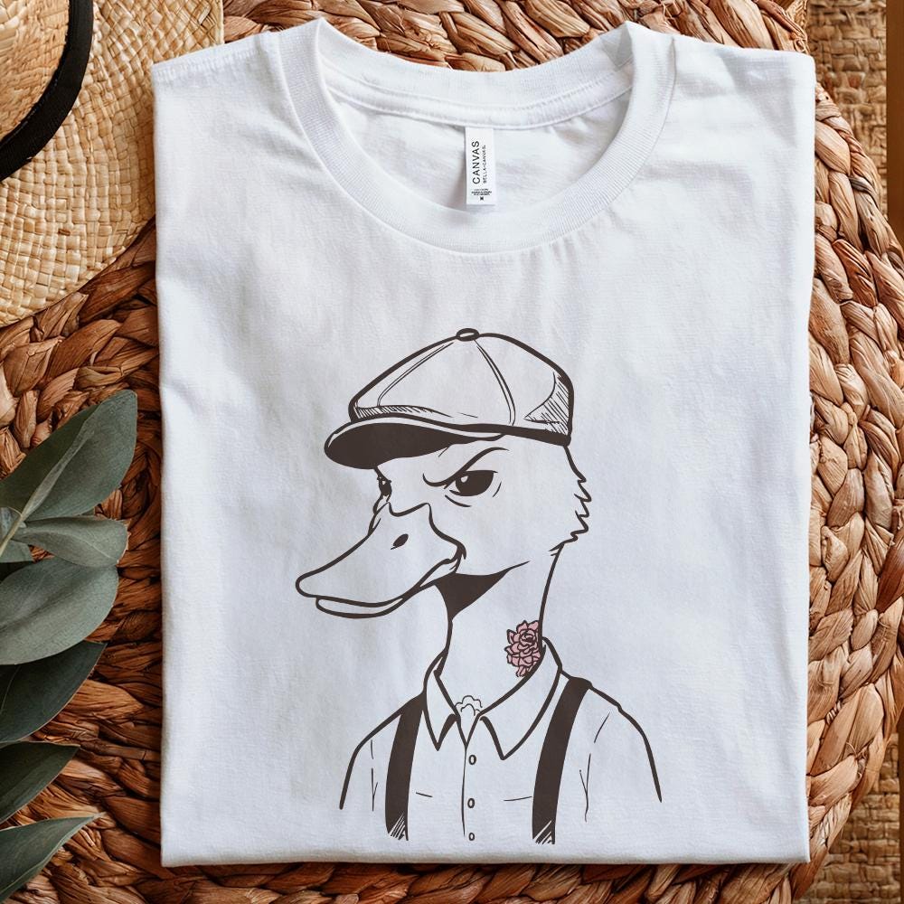 Funny Duck PNG, Adult Humor Sublimation Design - 300 DPI Design for T-Shirt