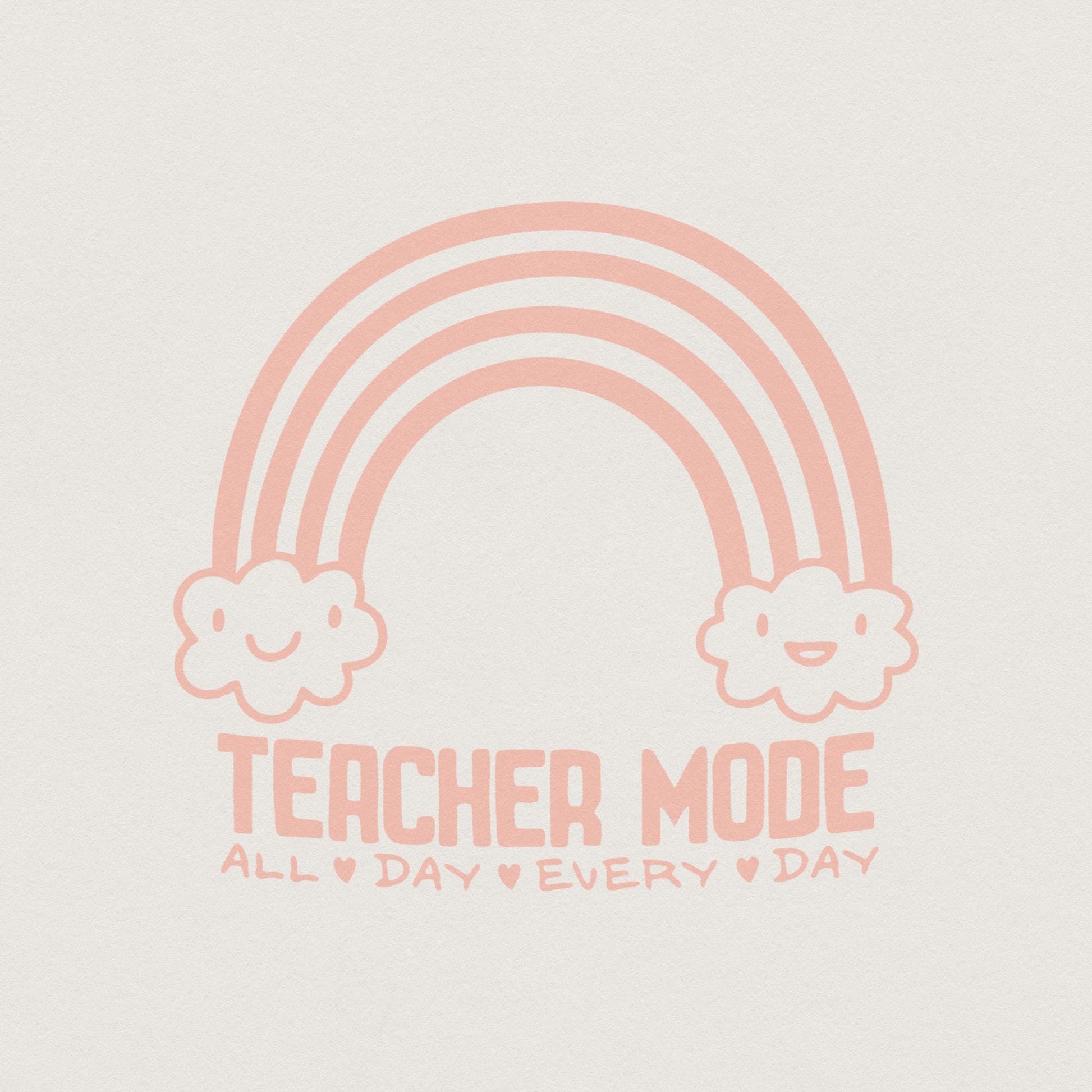 Teacher mode png, Teacher Life png - 300 DPI Design for T-Shirt
