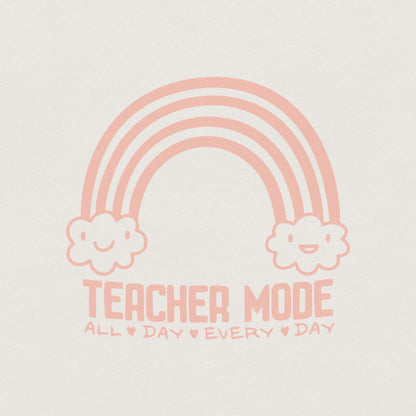 Teacher mode png, Teacher Life png - 300 DPI Design for T-Shirt