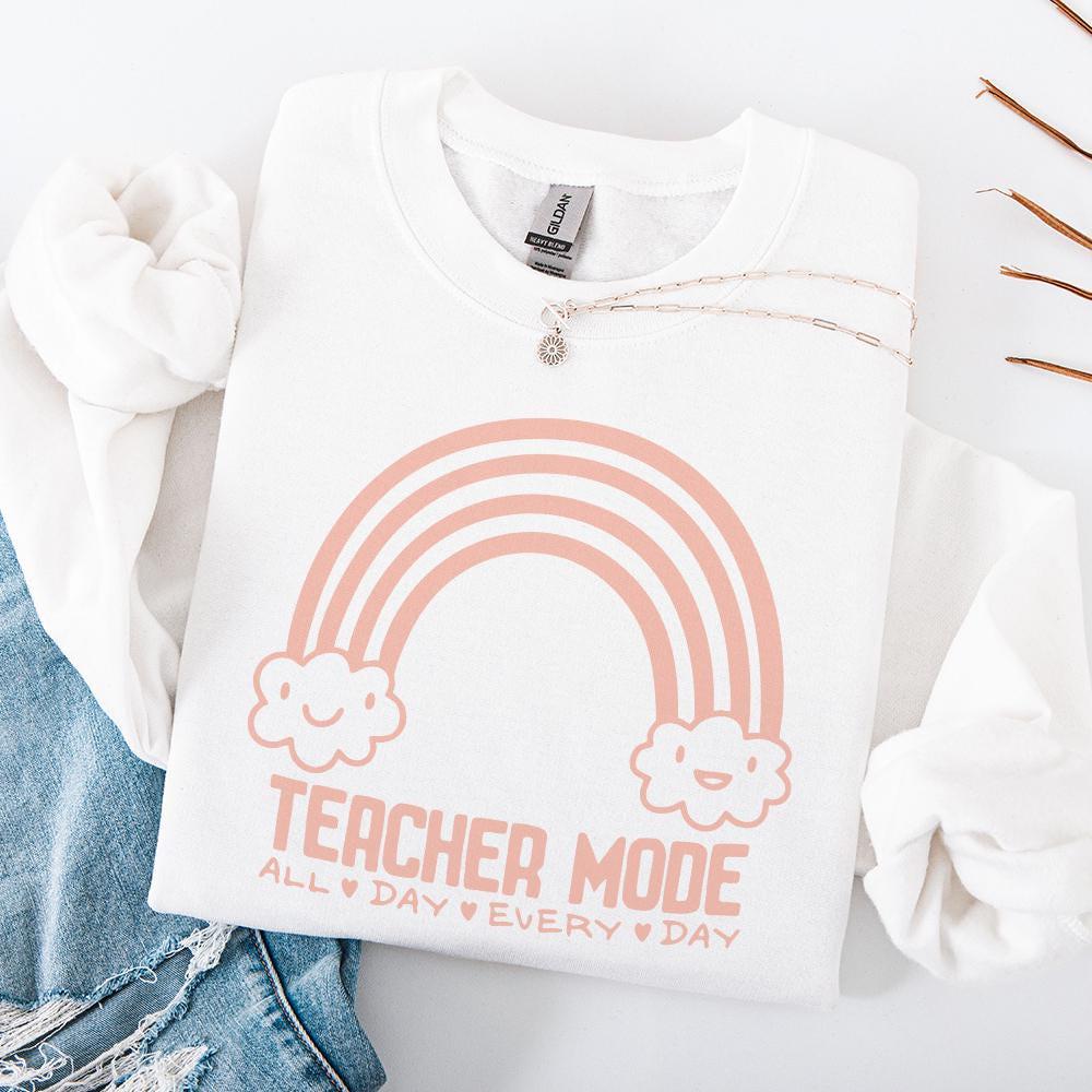 Teacher mode png, Teacher Life png - 300 DPI Design for T-Shirt