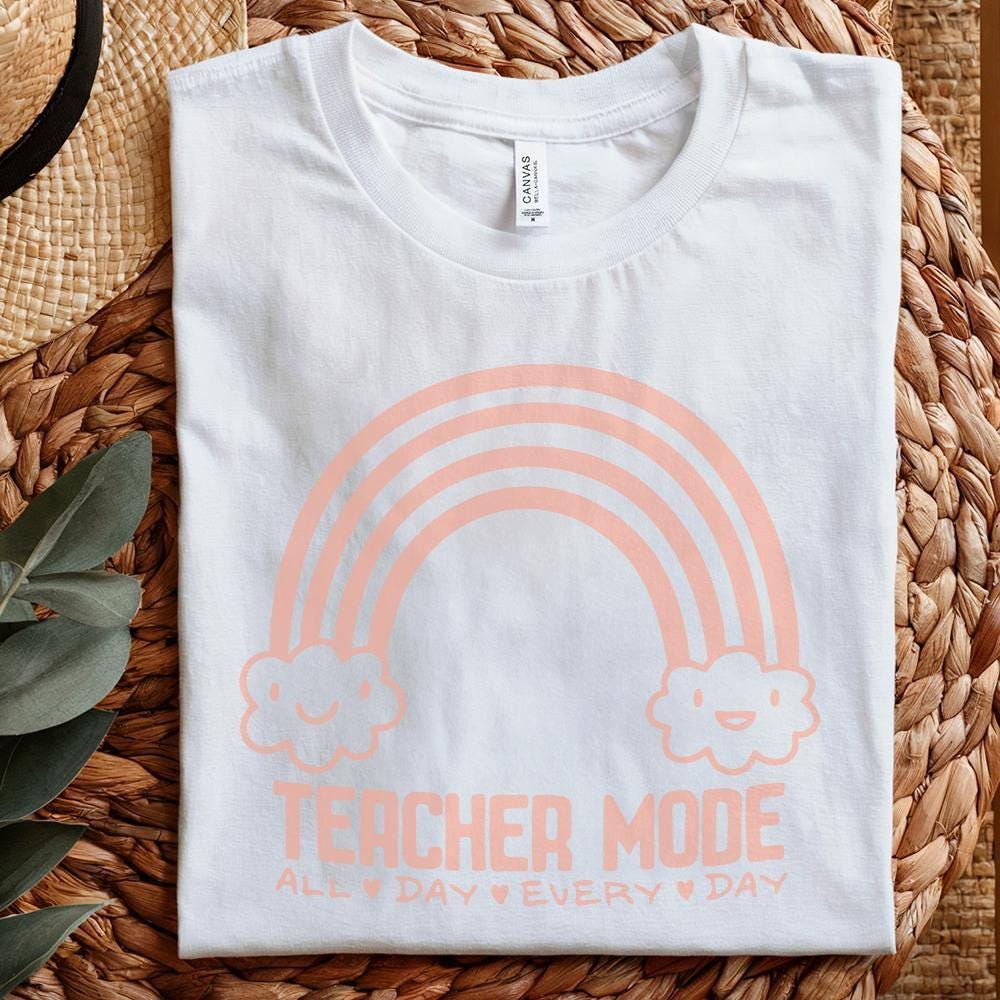 Teacher mode png, Teacher Life png - 300 DPI Design for T-Shirt