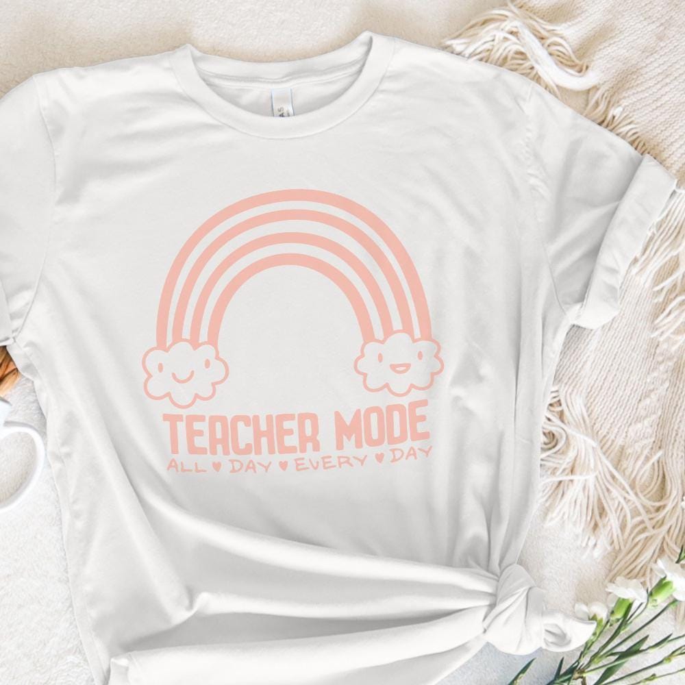 Teacher mode png, Teacher Life png - 300 DPI Design for T-Shirt