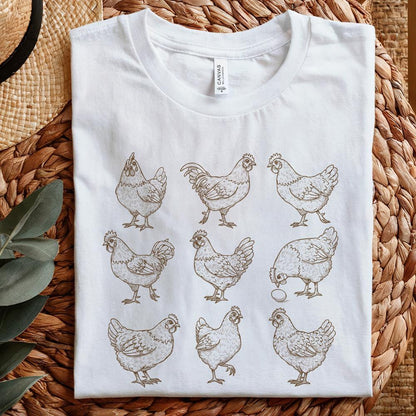 Vintage Chicken Lover PNG Sublimation Design, Farm Life Digital Download