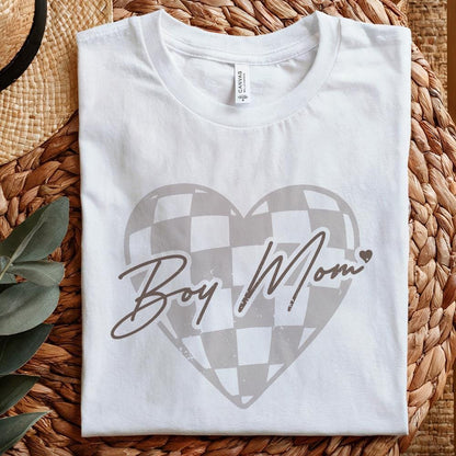 Boy Mom PNG, Mother's Day Sublimation - 300 DPI Design for T-Shirt