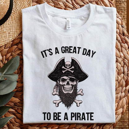 It's a Great Day to Be a Pirate png, Pirate Mascot School Spirit - 300