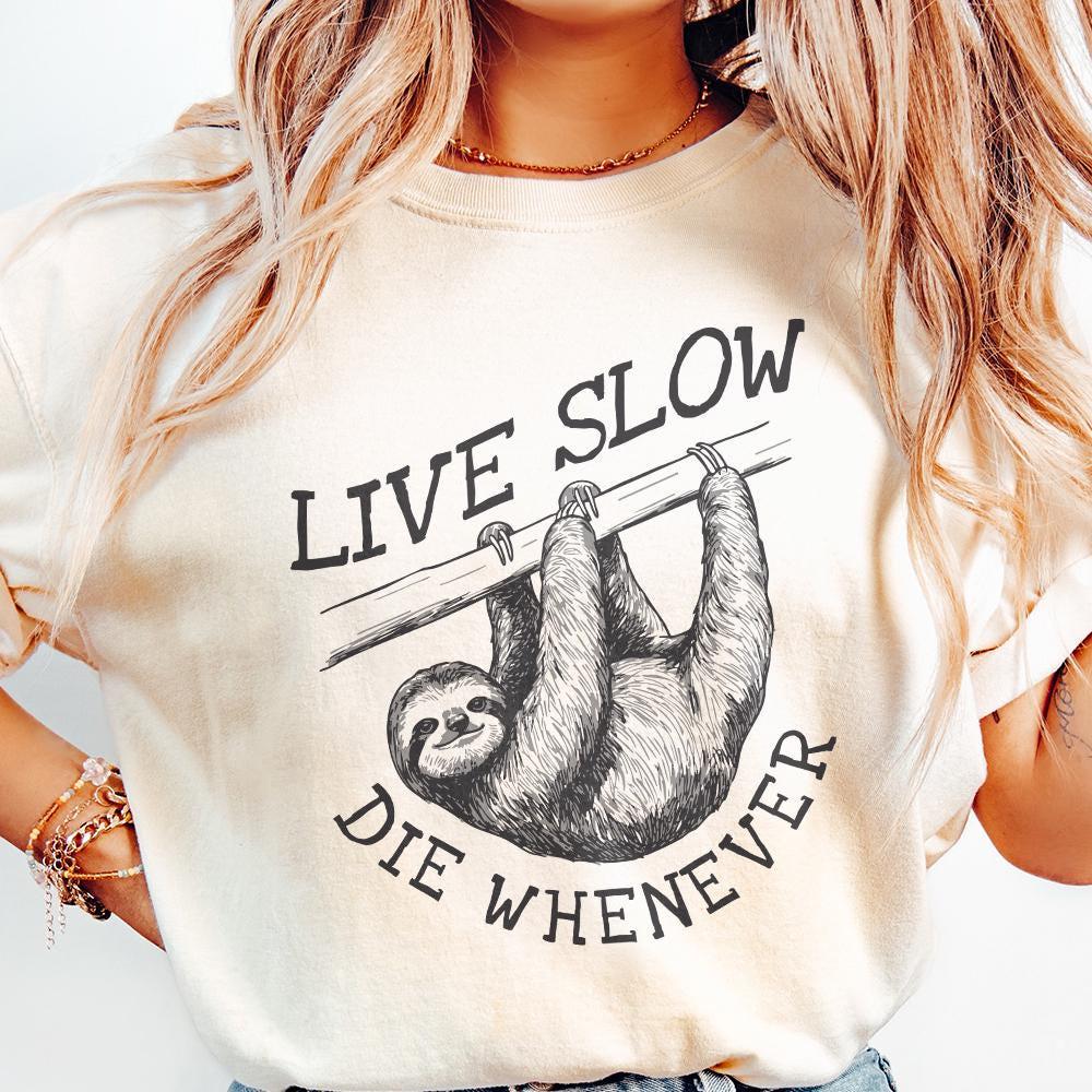 Slow Living Png, Self Care png - 300 DPI Design for T-Shirt