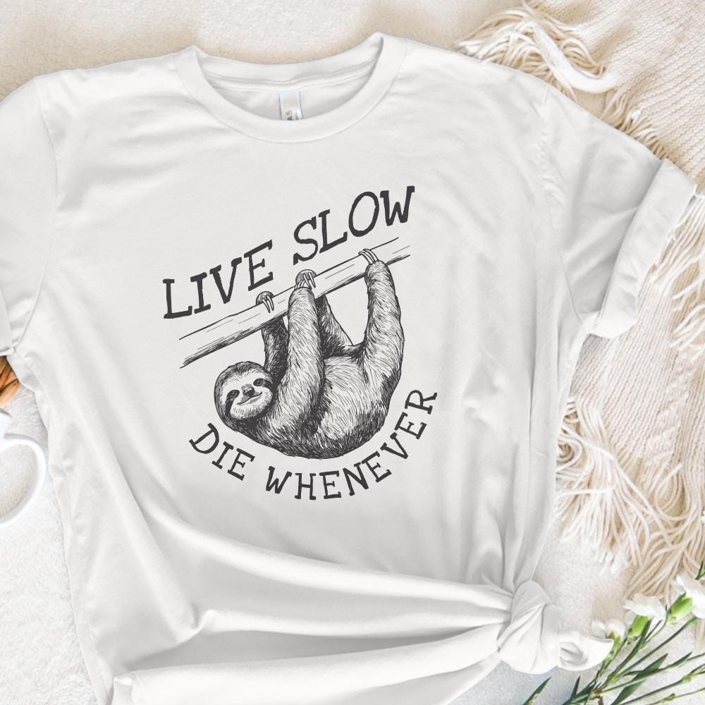 Slow Living Png, Self Care png - 300 DPI Design for T-Shirt