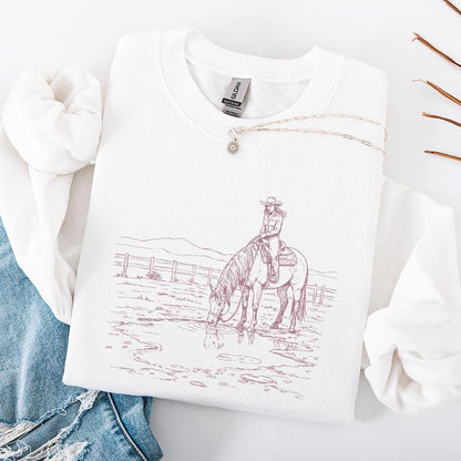 Cowboy Png Digital Download, Western Sublimation Design - 300 DPI Design