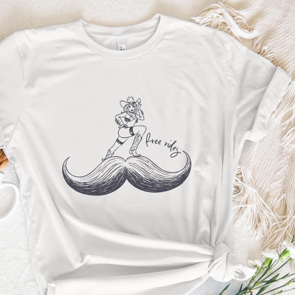 Free Rides PNG, Funny Mens Beard PNG - 300 DPI Design for T-Shirt