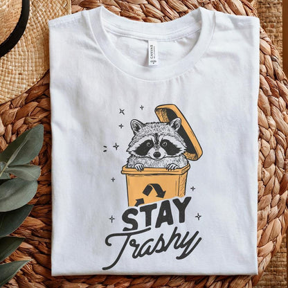 Stay Trashy PNG, Raccoon Sublimation Design - 300 DPI Design for T-Shirt