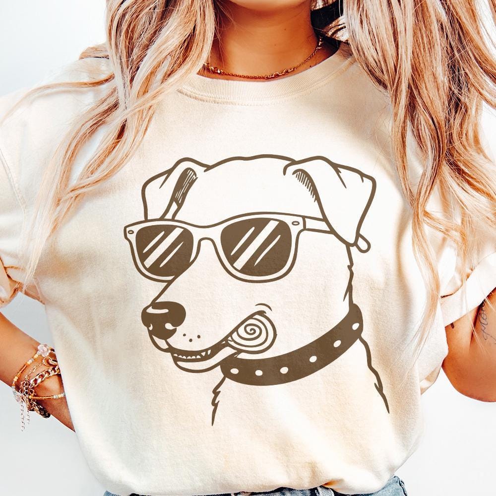 Funny Dog with Sunglasses PNG Clipart for Summer Dog Breeds PNG