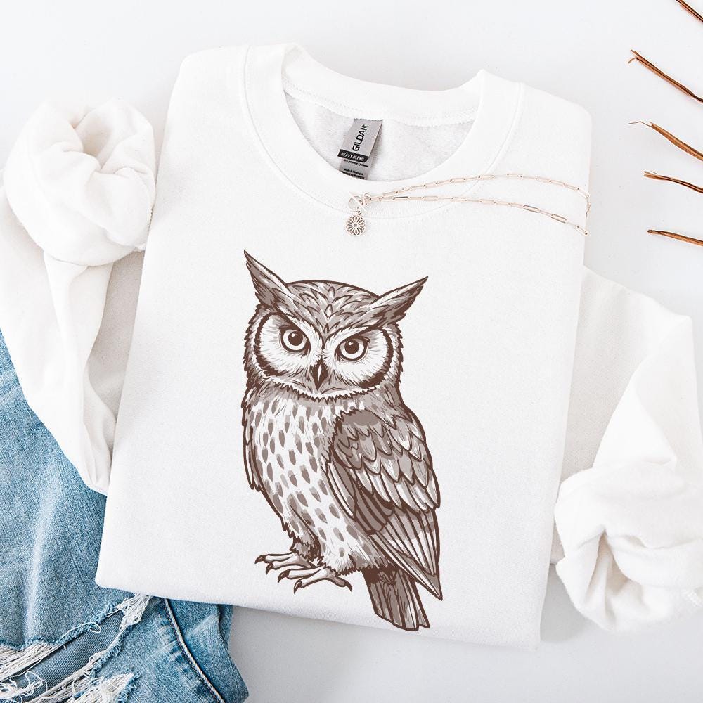 Owl PNG, Owl Vector - 300 DPI Design for T-Shirt