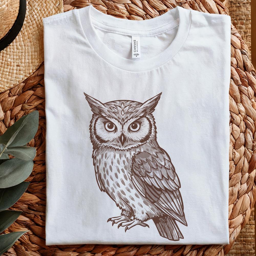 Owl PNG, Owl Vector - 300 DPI Design for T-Shirt
