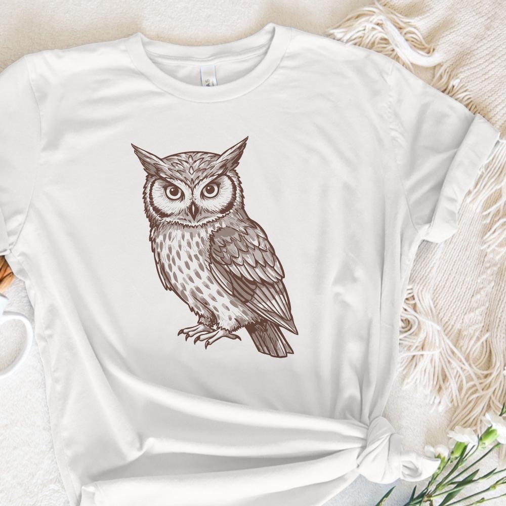 Owl PNG, Owl Vector - 300 DPI Design for T-Shirt