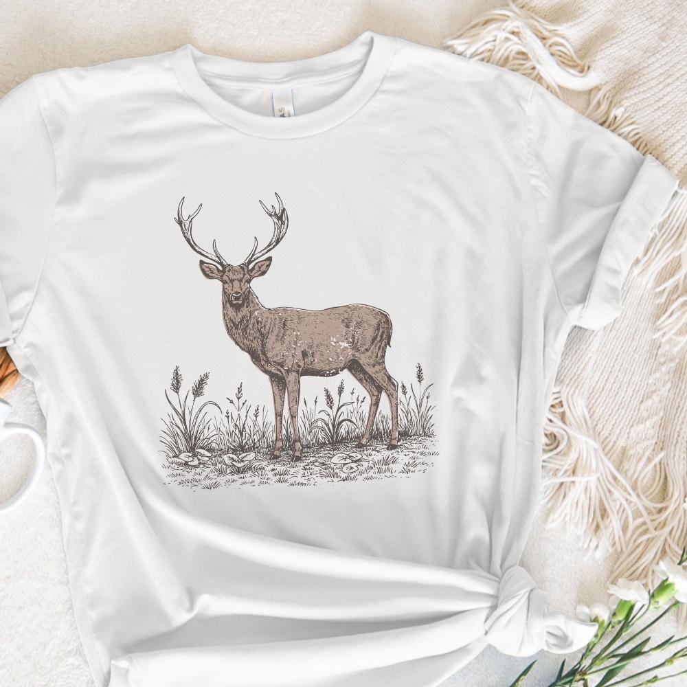 Deer PNG, Deer Clipart - 300 DPI Design for T-Shirt