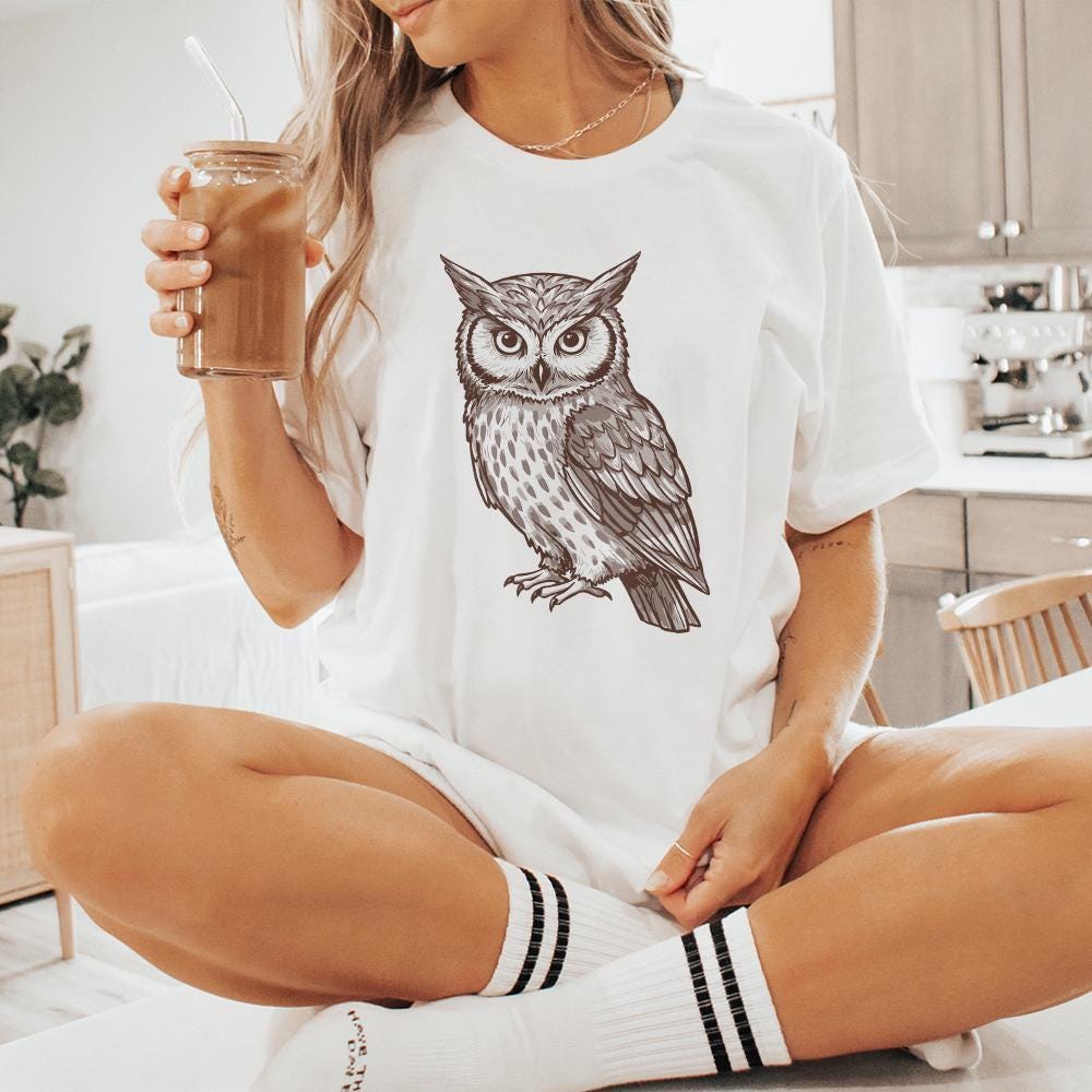 Owl PNG, Owl Vector - 300 DPI Design for T-Shirt