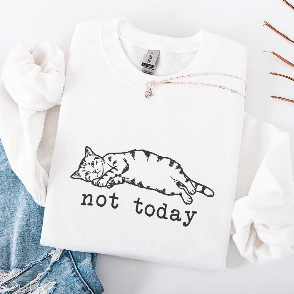 Lazy Cat PNG, Funny Cat PNG - 300 DPI Design for T-Shirt