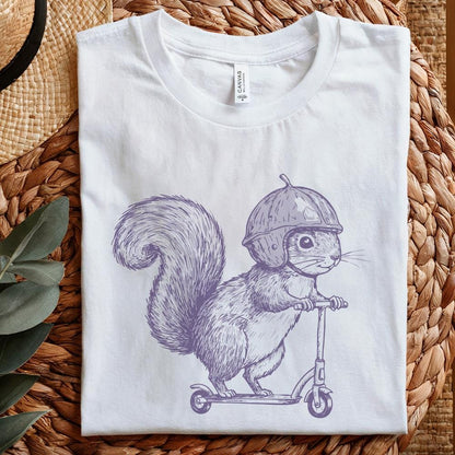 Cute Squirrel PNG Clipart, Funny Quirky Squirrel Design - 300 DPI Design
