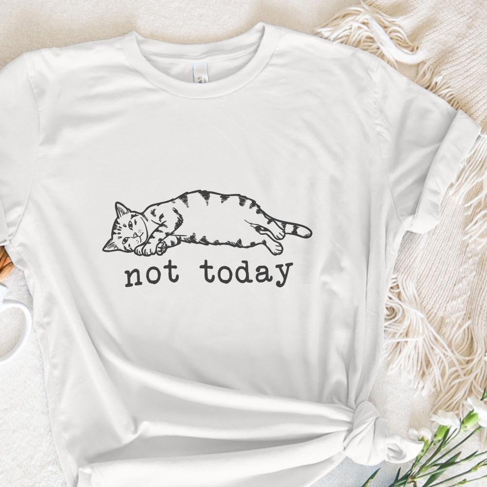 Lazy Cat PNG, Funny Cat PNG - 300 DPI Design for T-Shirt