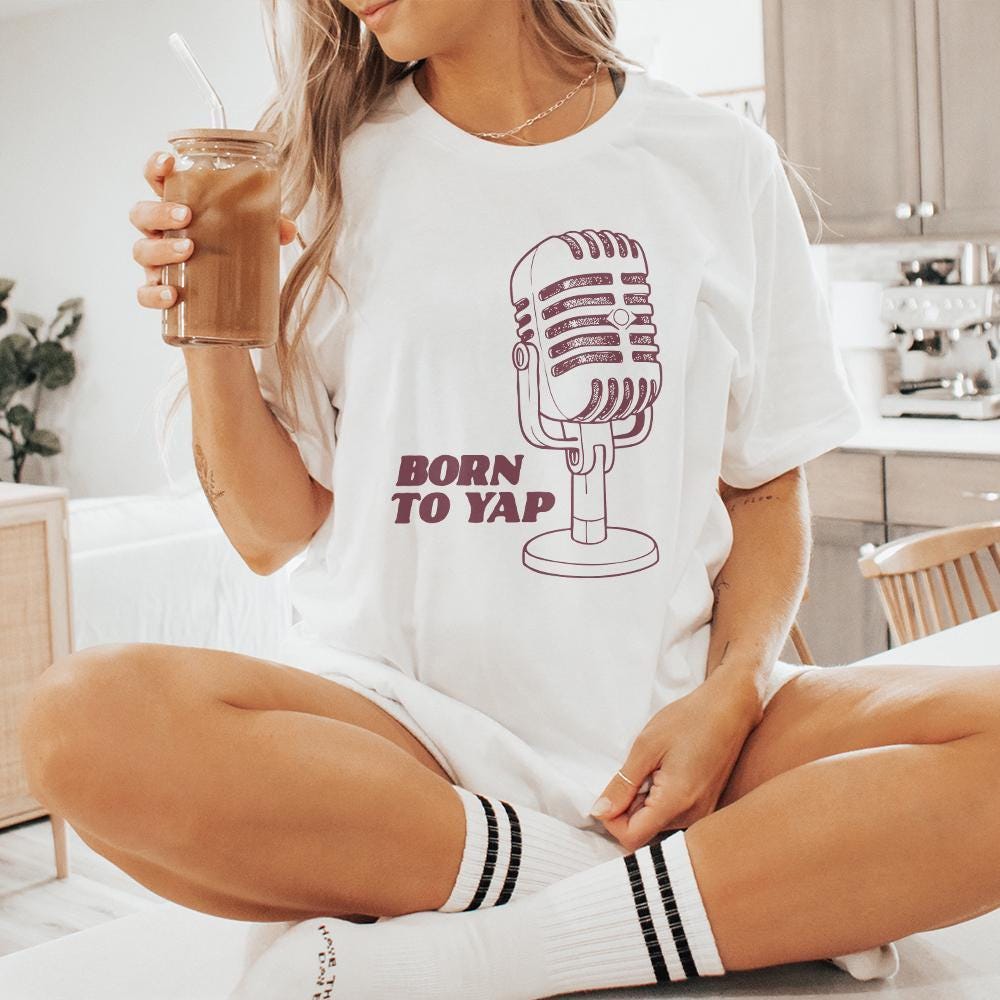 Born to Yap PNG, Trendy png - 300 DPI Design for T-Shirt