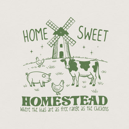 Home Sweet Homestead PNG, Farm Mama png - 300 DPI Design for T-Shirt