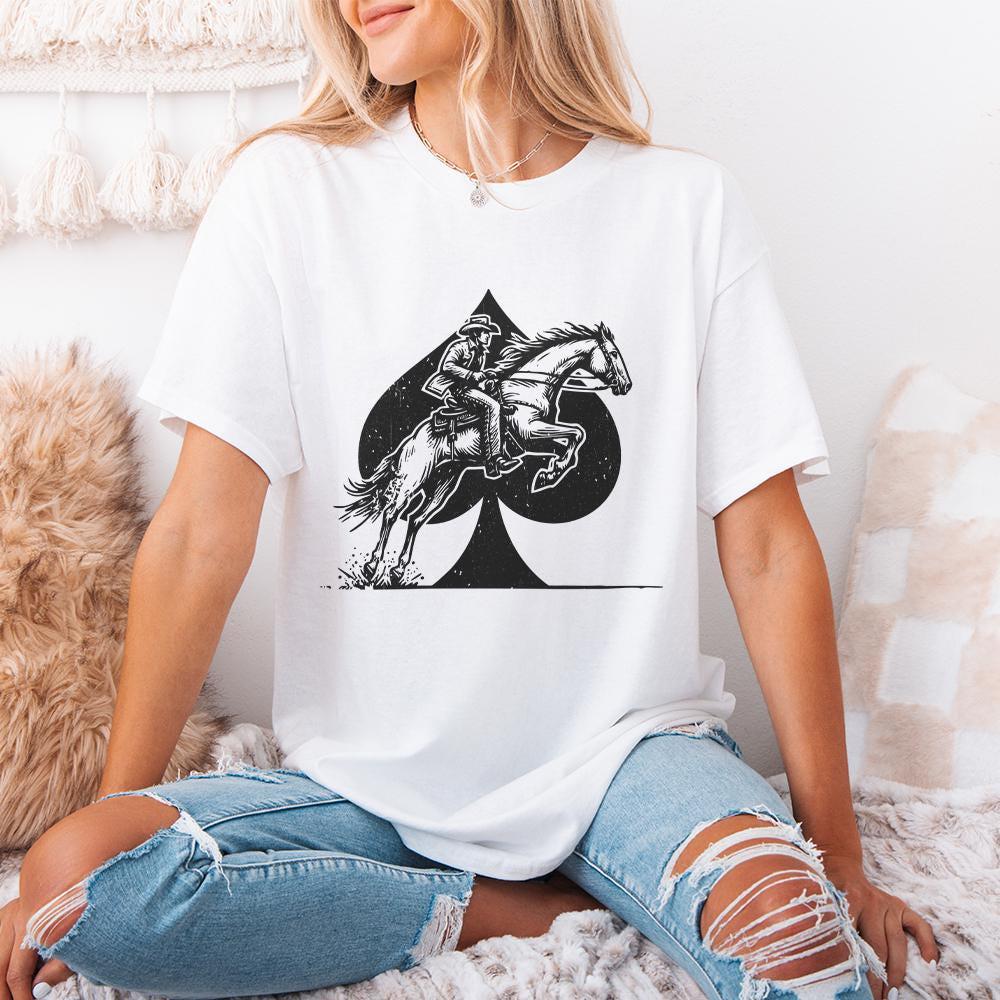 Retro Western Cowboy PNG, Cowgirl Sublimation Design - 300 DPI Design for