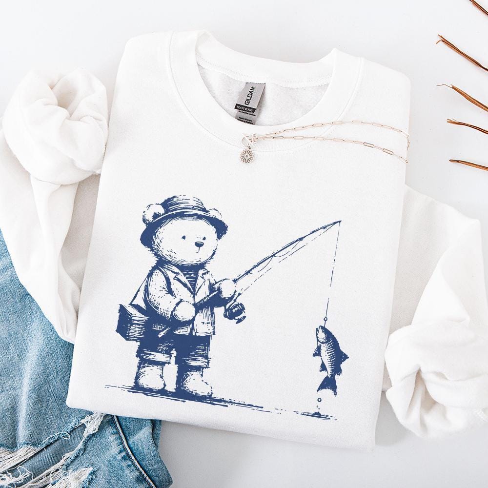 Fisherman Aesthetic PNG, Summer PNG - 300 DPI Design for T-Shirt