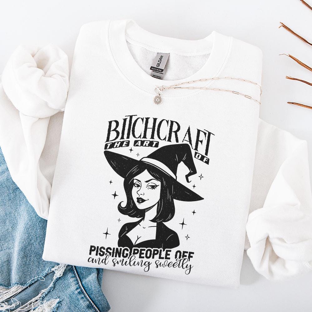 Bitch Craft PNG, Funny Halloween PNG - 300 DPI Design for T-Shirt