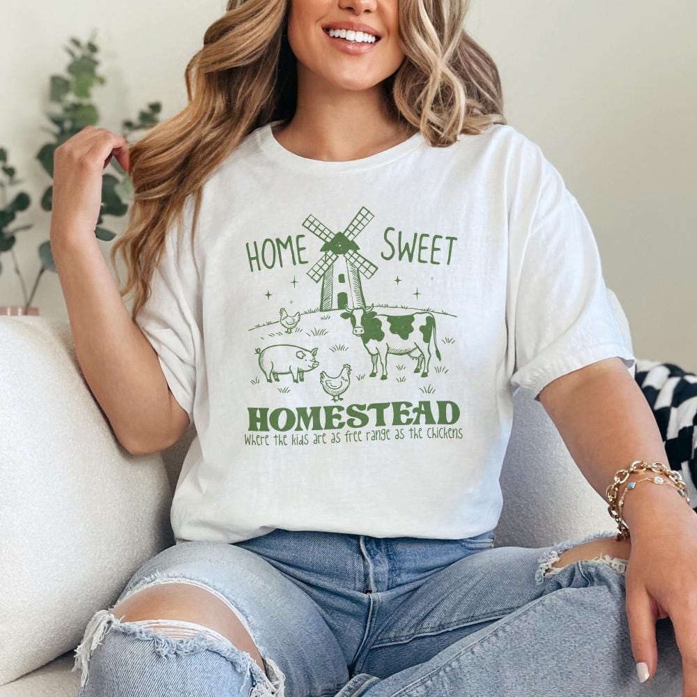 Home Sweet Homestead PNG, Farm Mama png - 300 DPI Design for T-Shirt