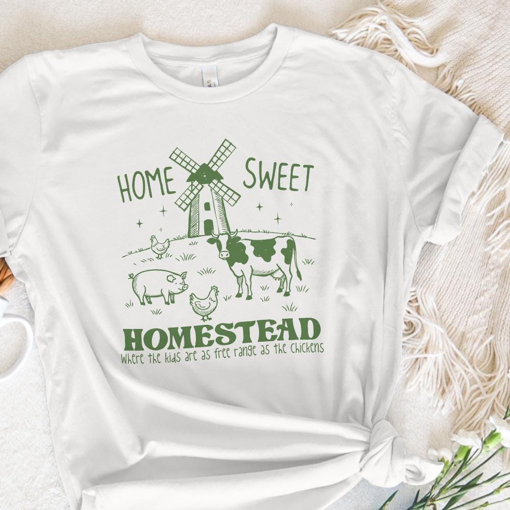 Home Sweet Homestead PNG, Farm Mama png - 300 DPI Design for T-Shirt