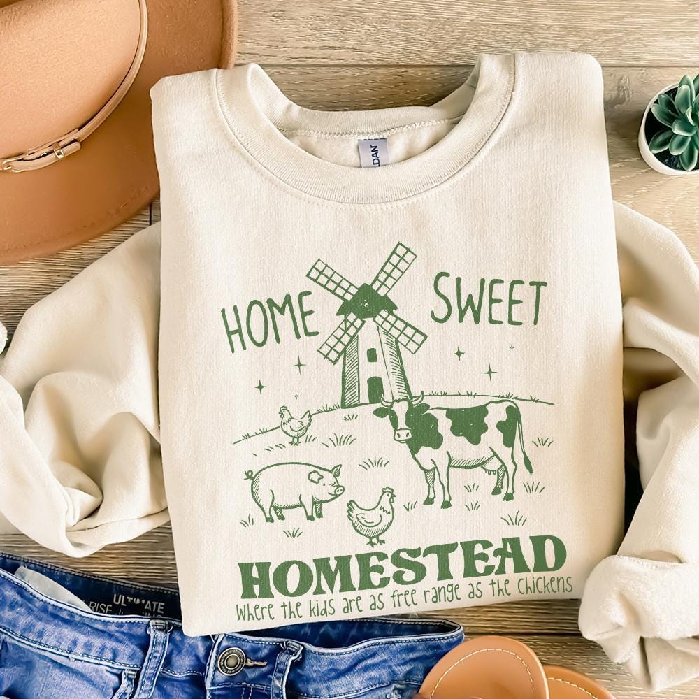 Home Sweet Homestead PNG, Farm Mama png - 300 DPI Design for T-Shirt