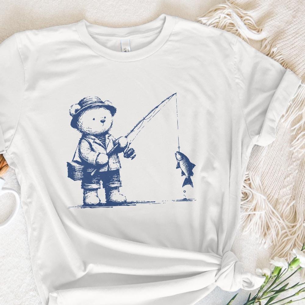 Fisherman Aesthetic PNG, Summer PNG - 300 DPI Design for T-Shirt