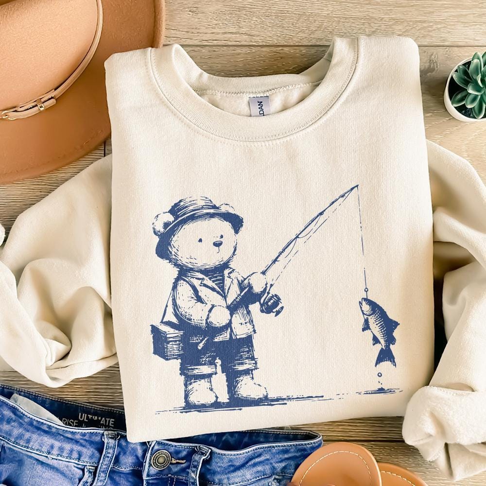 Fisherman Aesthetic PNG, Summer PNG - 300 DPI Design for T-Shirt